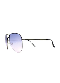 Aviator Half Rim Style Sunglasses 