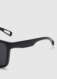 Black Rectangular Frame Sunglasses
