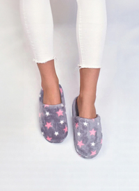 Ladies Star Print Design Slippers 