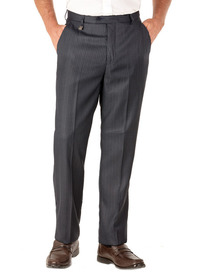 REGULAR FIT PIN STRIPE TROUSERS 
