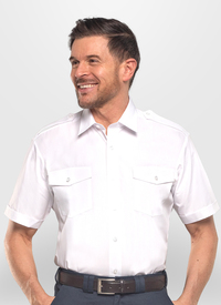 Classic Short Sleeve Pilot Shirt 