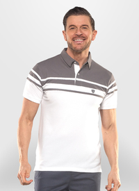 Striped Comfort Leisure Polo 