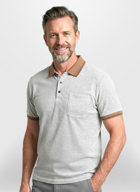 T Patterned Polo T Patterned Polo