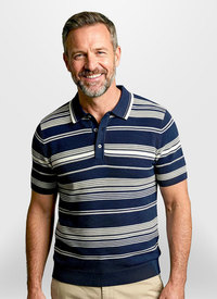 Kensington Striped Polo 