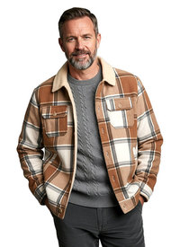 Sherpa Lined Check Jacket 