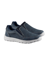 Navy Memory Foam Comfort Leisure Shoe 