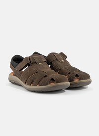 Leather Touch Fastening Sandal 