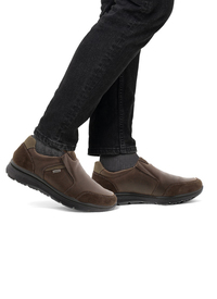 Brown Nubuck Leather Leisure Shoe 