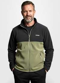 Contrast panel Polar fleece Contrast panel Polar fleece