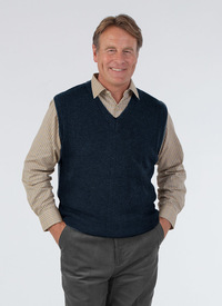 MENS PLAIN V NECK CLASSIC SLIPOVER 