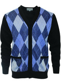 ARGYLE CARDIGAN 