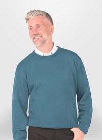 PURE COTTON CREW NECK JUMPER 