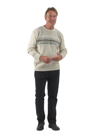 Stratford Vintage Jacquard Crew Sweater Stratford Vintage Jacquard Crew Sweater