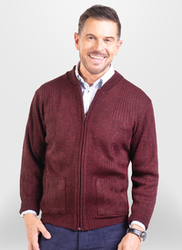 Diamond Design Full Zip Cardigan 