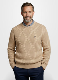 Cuthbert Cable Knitted Jumper 