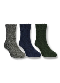 THICK THERMAL WOOL SOCKS 3 PACK