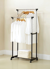 2 Tier Clothing Rail