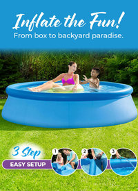 Swimming pool with Heated Cover