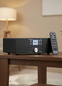 24W Bluetooth Compact Hi-FI CD System with FM/ DAB Radio - Black

