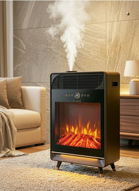 2 in 1 Real Flame Effect Heater and Humidifier
