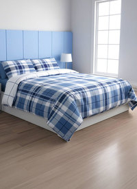Check design Duvet set 