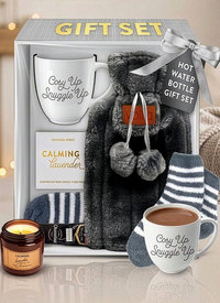 Christmas Gift Set - Hot Water Bottle, Mug & Candle Christmas Gift Set - Hot Water Bottle, Mug & Candle