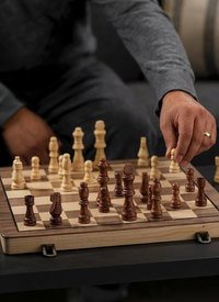 Magnetic Foldable Chess Board Game, 29cm Wooden Board Magnetic Foldable Chess Board Game, 29cm Wooden Board