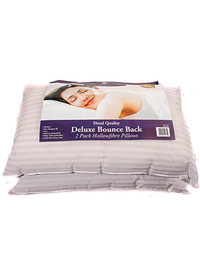 2 PACK HOTEL QUALITY HOLLOWFIBRE PILLOWS 