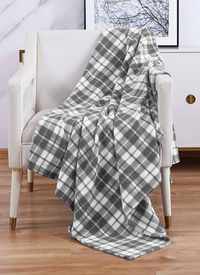 Polar Checkered Fleece Throw 