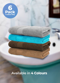 100% Cotton Hand Towel (6 Pack) 