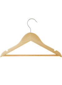 2 PACK WOODEN HANGERS