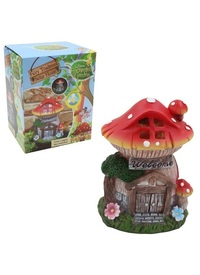 SOLAR FAIRY GARDEN TOADSTOOL HOUSE