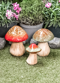 SET OF 3 MUSHROOMS