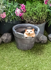 HEDGEHOG ANIMAL PLANTER