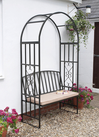 Huntingdon Arch Bench and Cushion