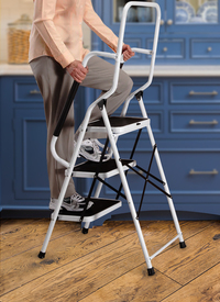 Step Ladder with Safety Handles 