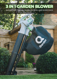 167mph 3000w 3in1 Garden Blower Vacuum and Shredder
