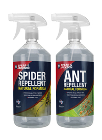 Spear and Jackson Ant & Spider Repellent Spray 1ltr (1x500ml Ant / 1x 500ml Spid