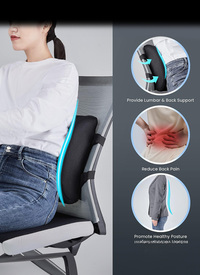 Cooling Gel Memory Foam Lumbar Support Cushion