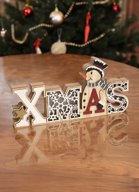 Battery Powered Wooden XMAS Display Battery Powered Wooden XMAS Display