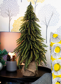 Decorative Gold Finish Mini Christmas Tree in