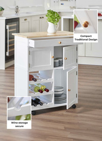 All-In-1 Space-saving Kitchen Trolley