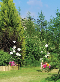 Huntingdon Ornamental Arch & Planters