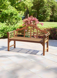 Lutyens Style Hardwood Bench 