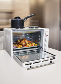 30 Litre Electric Mini Oven (with double hotplates)