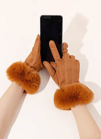 Ladies Glove With Free Scarf 