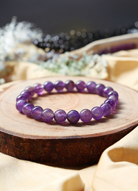 Gem Stone Amethyst Relaxation Bracelet