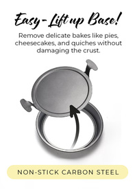 Oven tray with lift