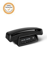 Alcatel ePure Premium Cordless Phone with Answer Machine Black