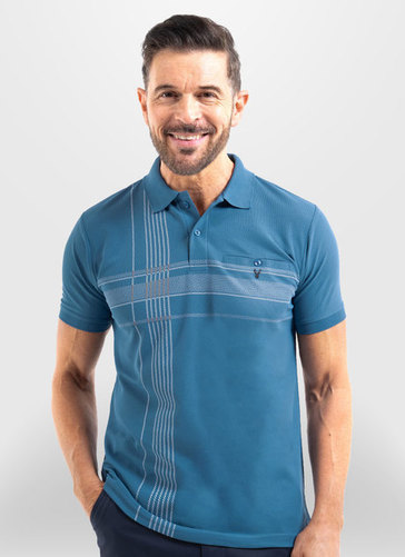 Stripe Design Polo 
